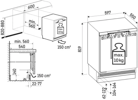 Встраиваемый морозильник Liebherr SUFd 3603