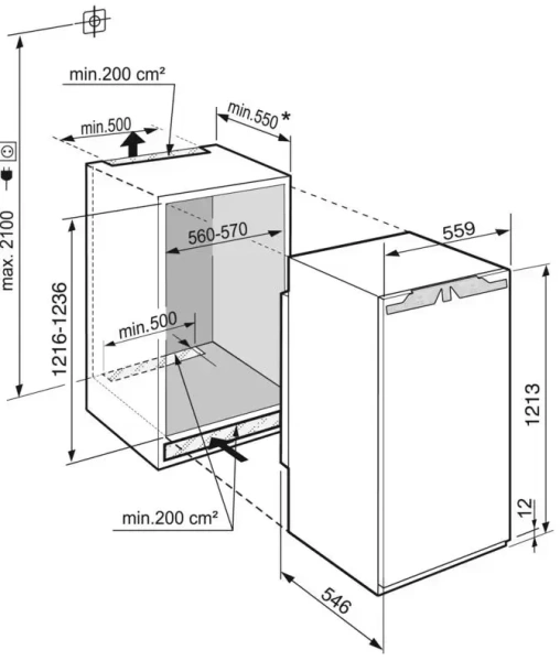 Встраиваемая морозильная камера Liebherr SIFNd 4155 Prime NoFrost