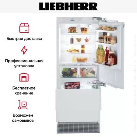 Встраиваемый холодильник Liebherr ECBN 5066 Premium Plus NoFrost