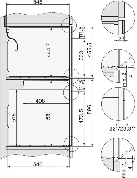 Компактный духовой шкаф с СВЧ Miele H 7440 BMX 125 Gala Ed