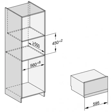 Встраиваемая пароварка с СВЧ Miele DGM7840 BRWS