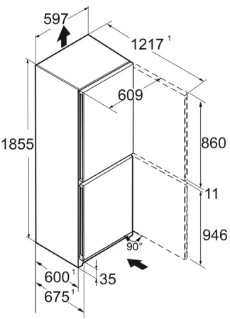 Холодильник Liebherr CNd 5204 Pure NoFrost