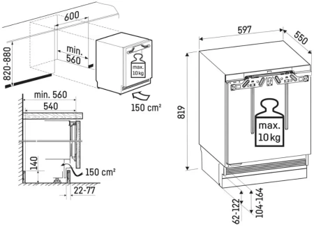 Встраиваемый холодильник Liebherr URd 3600