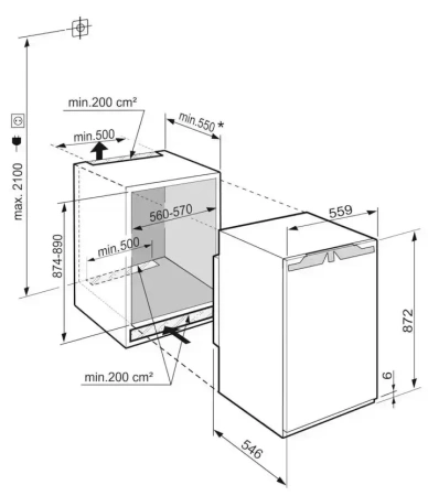 Встраиваемый холодильник Liebherr IRd 3950 Prime