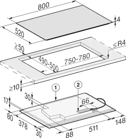 Варочная панель Miele KM7879 FL