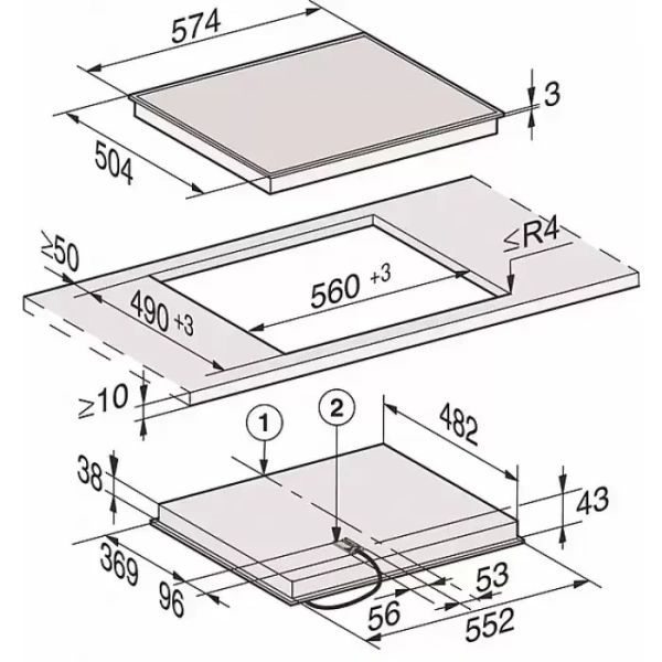 Варочная панель Miele KM 6520 FR
