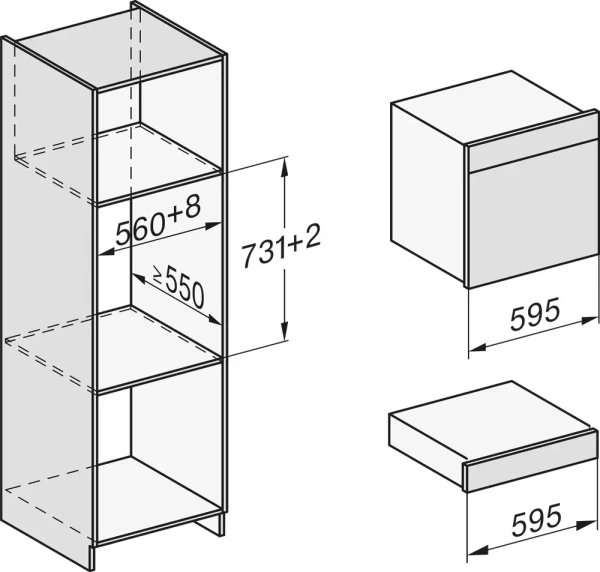Встраиваемая пароварка Miele DGC 7865 OBSW