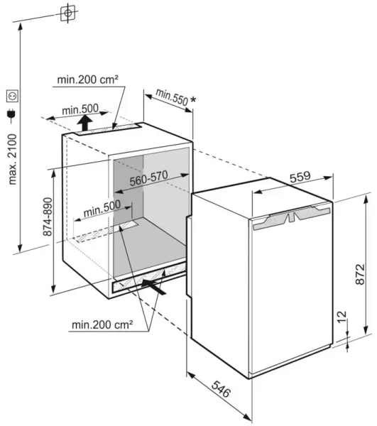 Встраиваемая морозильная камера Liebherr IFNe 3924 Plus NoFrost