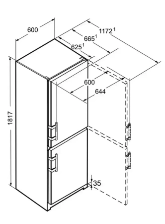 Холодильник Liebherr CN 3515 Comfort NoFrost