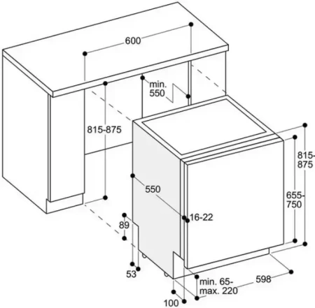 Встраиваемая посудомоечная машина Gaggenau DF 480-160