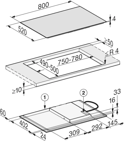 Варочная панель Miele KM 7373 FL