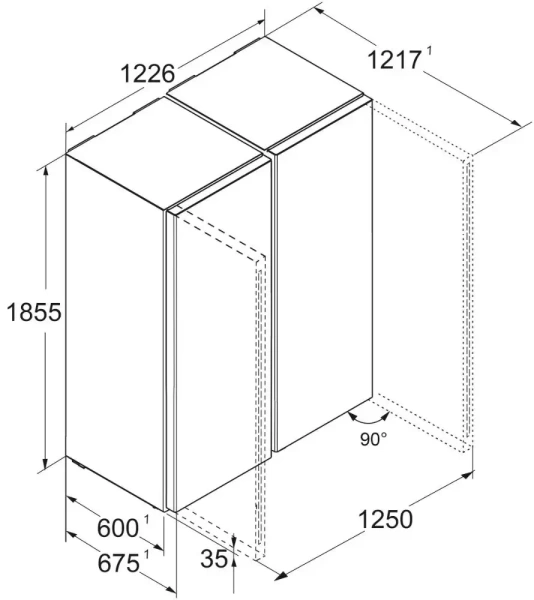 Холодильник Liebherr XRF 5220 Plus NoFrost